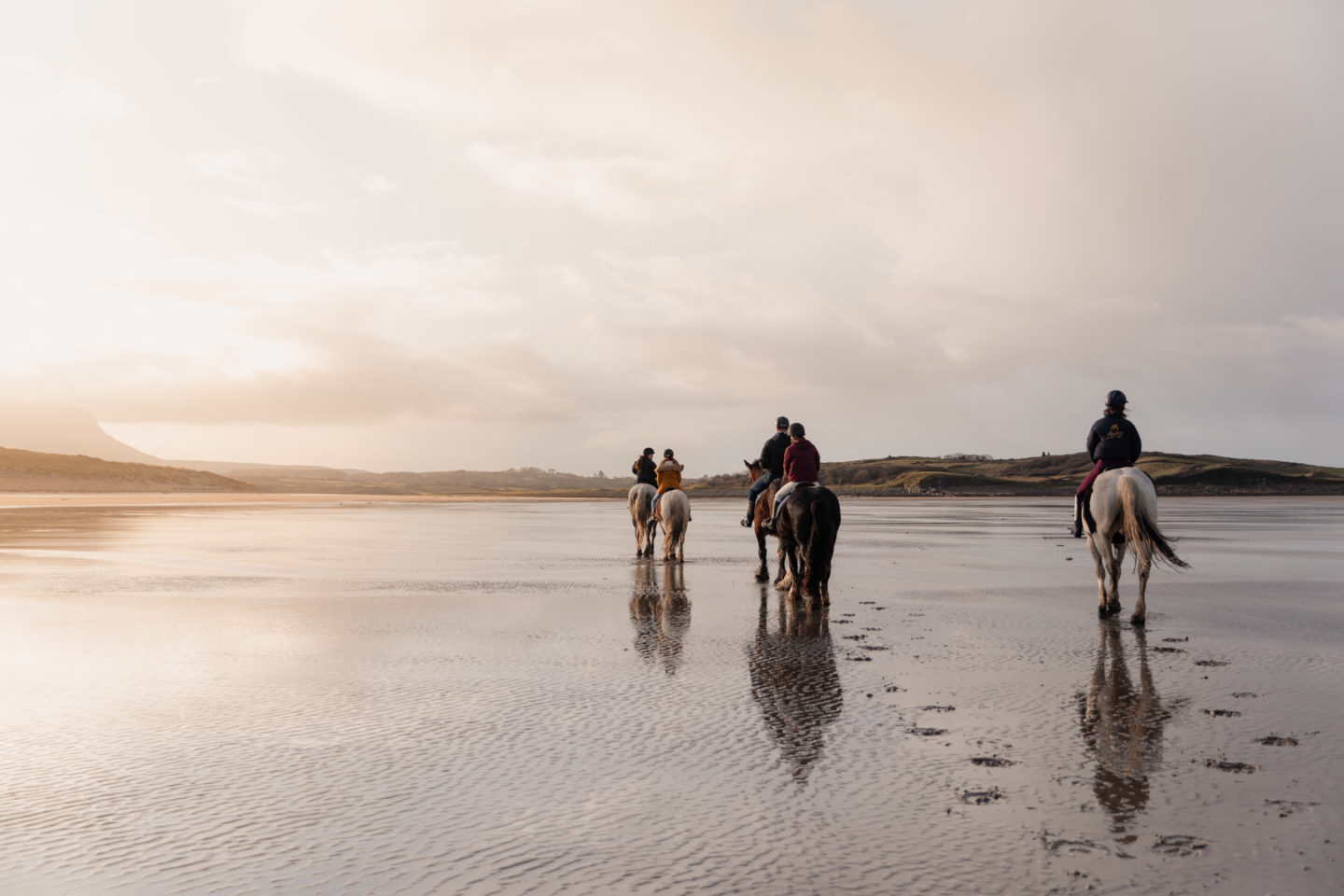 horseback riding along the beach sligo ireland