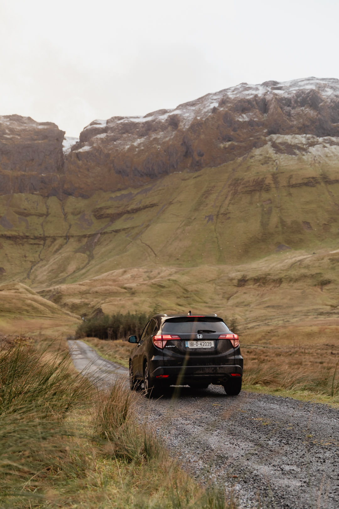 car driving through sligo ireland
