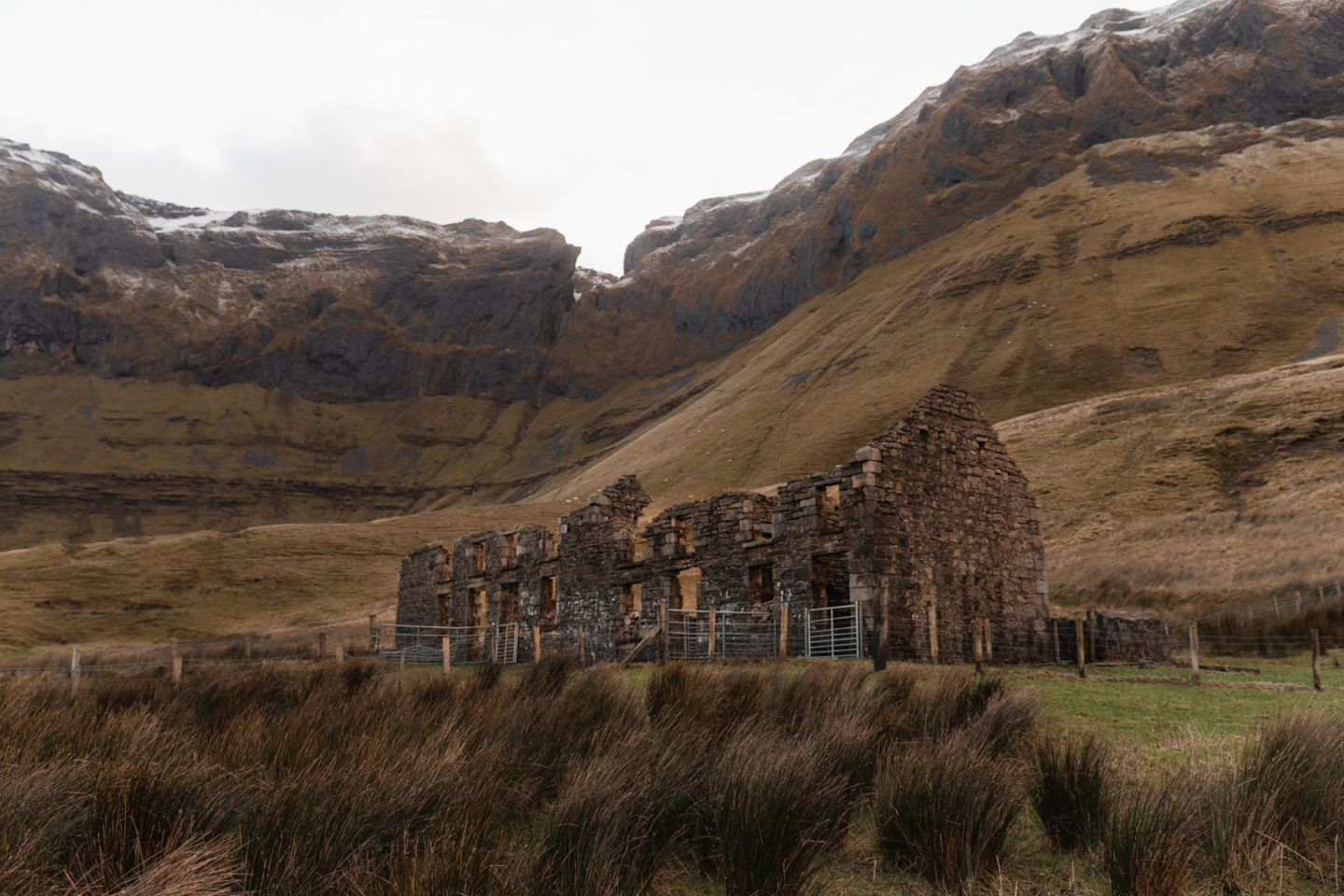 crumbling building in sligo ireland