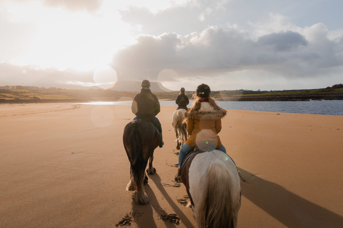 sligo ireland horseback riding on beach